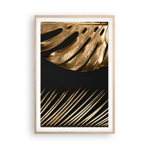 Poster in einem Rahmen aus heller Eiche - Anders und genauso teuer - 61x91 cm