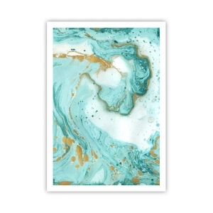 Poster - Unter der großen Welle der Edo-Ära - 70x100 cm