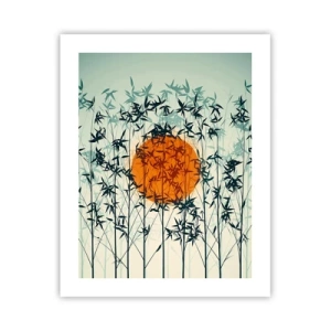 Poster - Japanische Sonne - 40x50 cm
