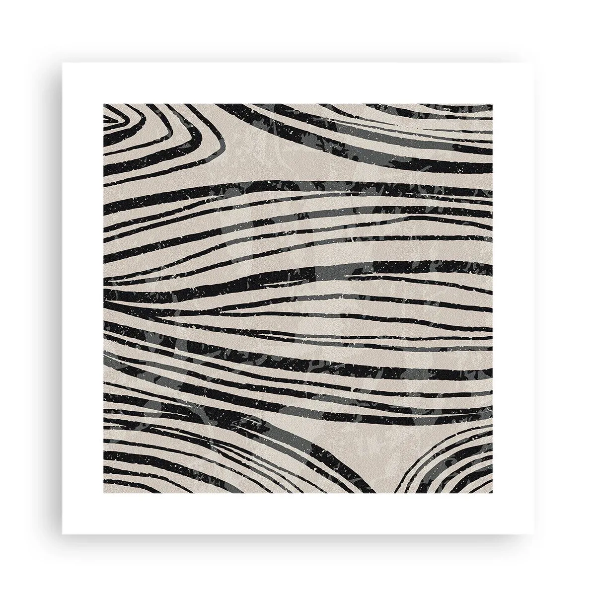 Poster - Linienpool - 40x40 cm