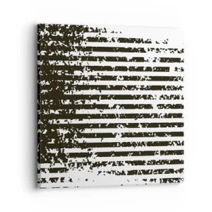 Bild auf Leinwand - Leinwandbild - Rhythmus und Rauschen - 30x30 cm