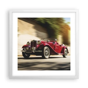 Poster in einem weißen Rahmen - Schöner als Nike von Samothrake - 40x40 cm