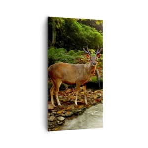 Bild auf Leinwand - Leinwandbild - Willkommen in meiner Welt - 65x120 cm