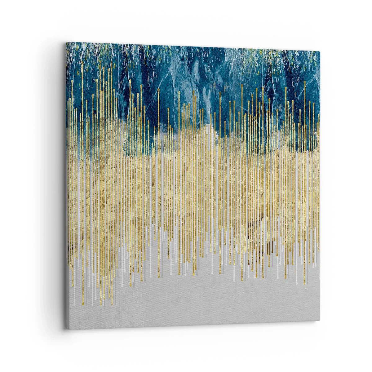 Bild auf Leinwand - Leinwandbild - Vergoldete Grenze - 50x50 cm