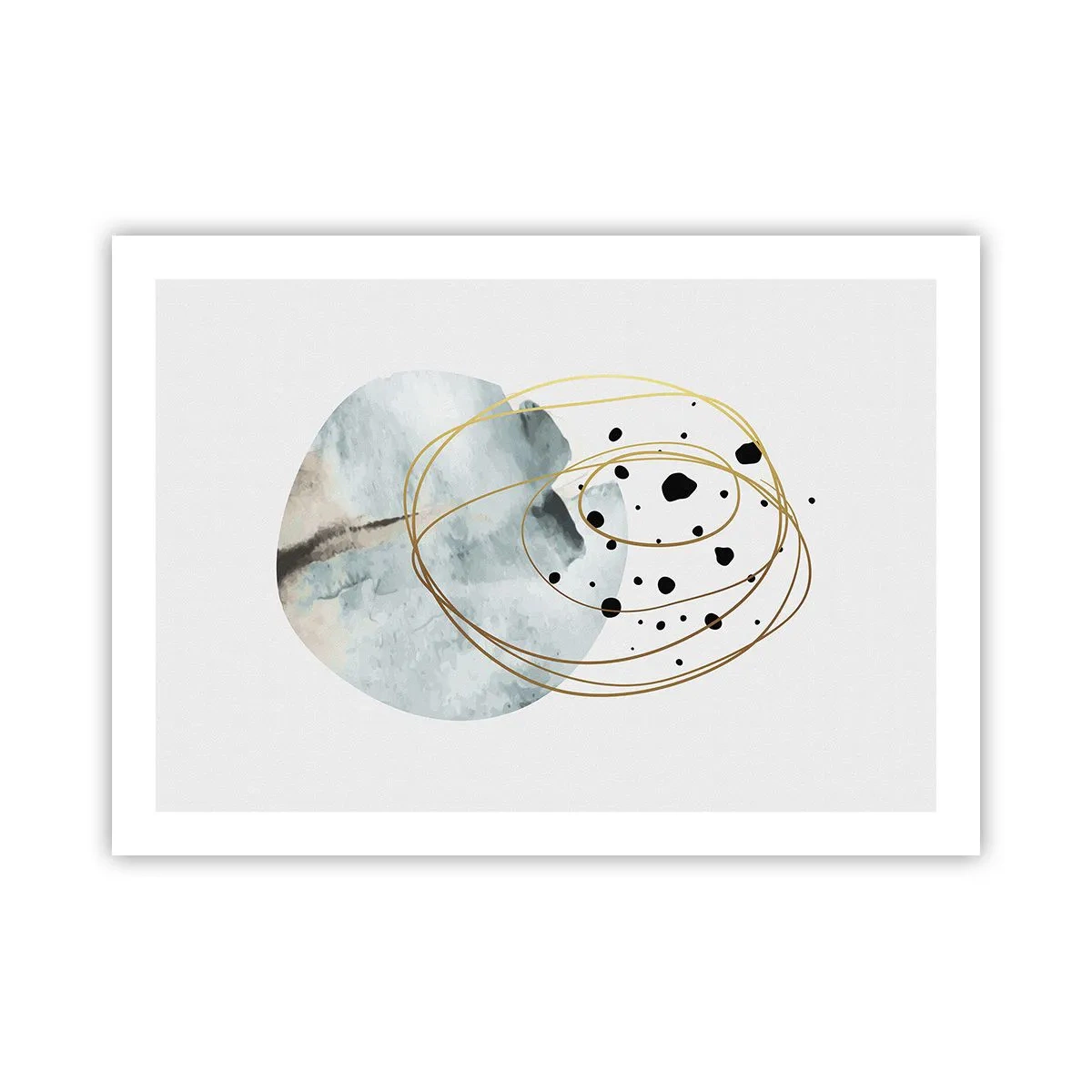 Poster - Vom Weltraum umarmt - 70x50 cm