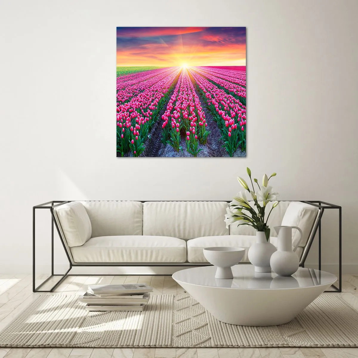 Glasbild - Bild auf glas - Schönheitsfarm - 40x40 cm