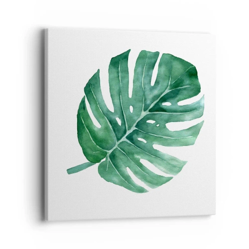 Bild auf Leinwand - Leinwandbild - Grünes Konzept - 40x40 cm