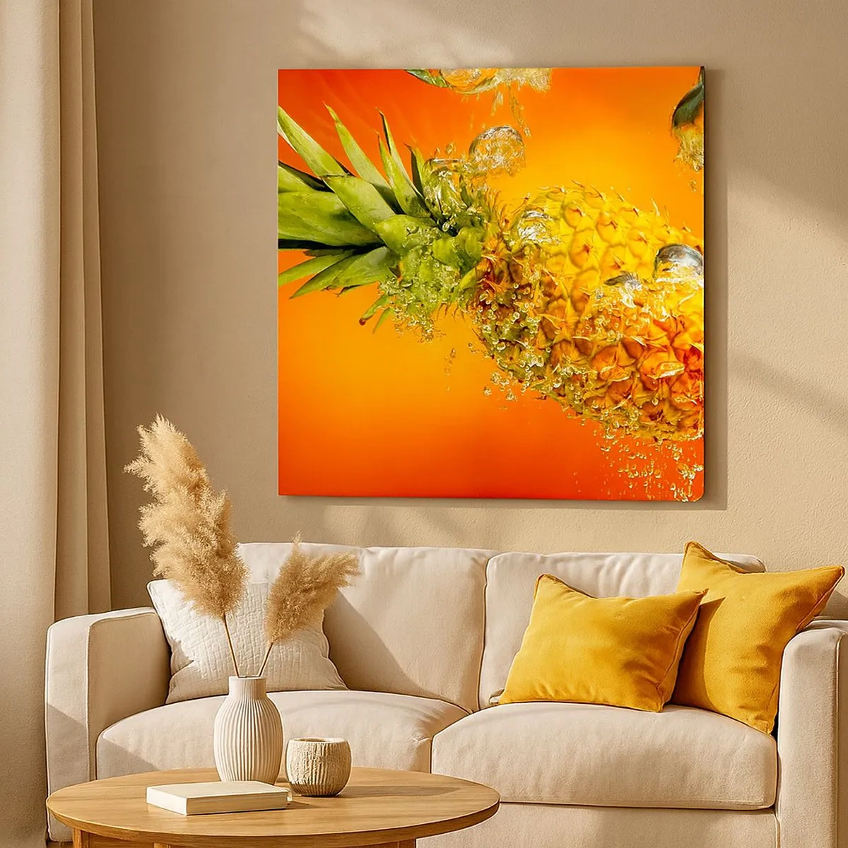 Bild auf Leinwand - Leinwandbild - Tropisch saftige Frische - 30x30 cm