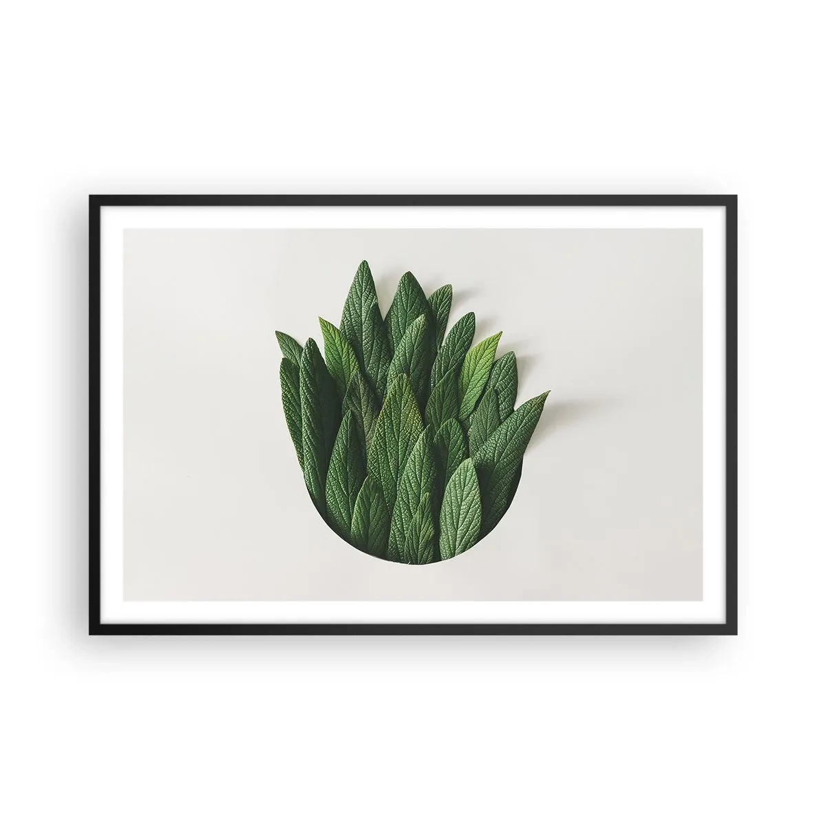 Poster in einem schwarzem Rahmen - Ungebremste Neugier - 91x61 cm