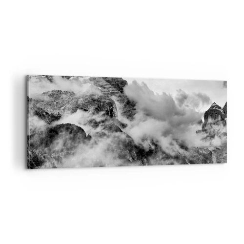 Bild auf Leinwand - Leinwandbild - Schön und grausam - 100x40 cm