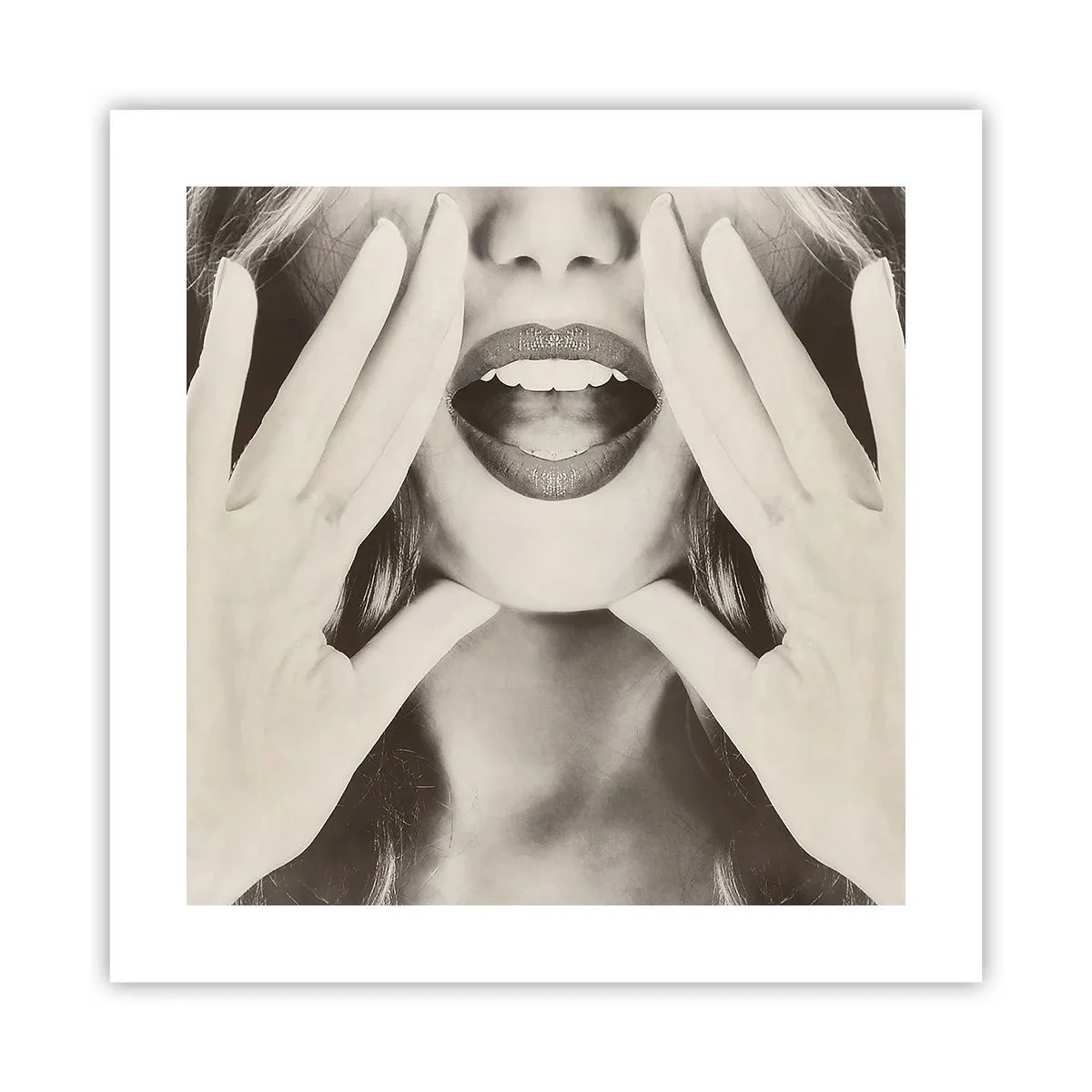 Poster - Ich komme schon! - 40x40 cm