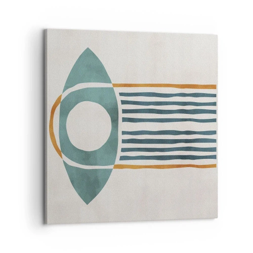 Bild auf Leinwand - Leinwandbild - Zeichen und Rituale - 60x60 cm