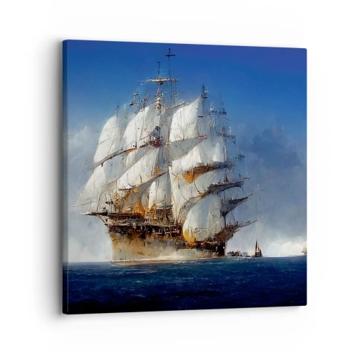 Bild auf Leinwand - Leinwandbild - Der große Ruhm! - 30x30 cm