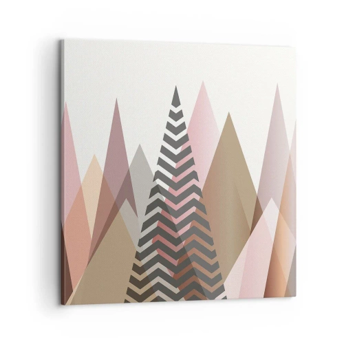 Bild auf Leinwand - Leinwandbild - Pyramidale Aussicht - 60x60 cm