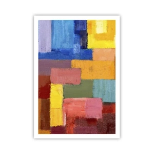Poster - Jeder ist anders, alle bunt - 70x100 cm