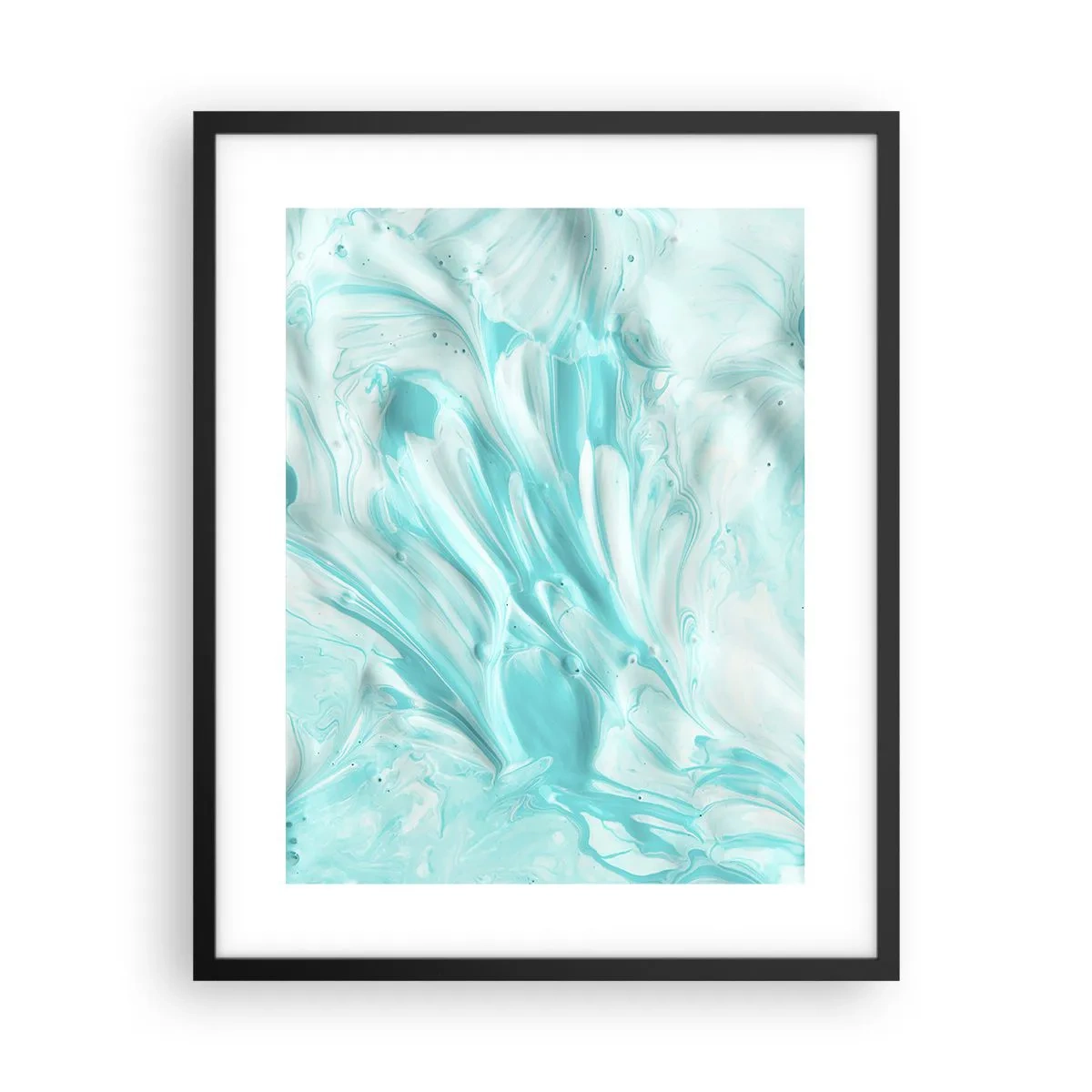 Poster in einem schwarzem Rahmen - Für immer zusammen - 40x50 cm