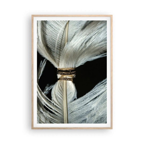 Poster in einem Rahmen aus heller Eiche - ... und ich werde dich nicht verlassen ... - 70x100 cm