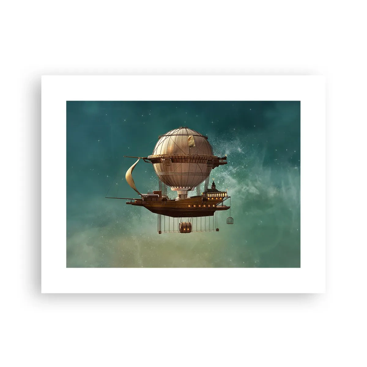 Poster - Jules Verne sagt Hallo - 40x30 cm