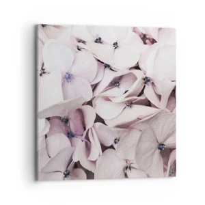 Bild auf Leinwand - Leinwandbild - In einer Blumenflut - 70x70 cm