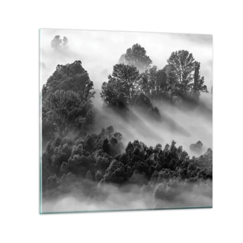 Glasbild - Bild auf glas - Aufstehend aus dem Schlaf - 50x50 cm