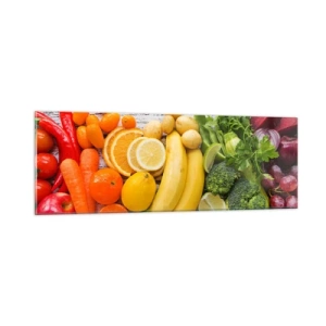 Glasbild - Bild auf glas - Es ist nicht genug? - 90x30 cm