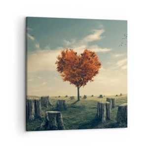 Bild auf Leinwand - Leinwandbild - Es gibt noch Hoffnung - 50x50 cm