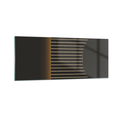 Glasbild - Bild auf glas - Die Dunkelheit erkunden - 100x40 cm