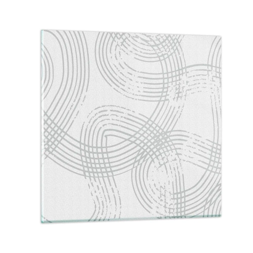 Glasbild - Bild auf glas - Es gibt keinen einfachen Weg - 60x60 cm