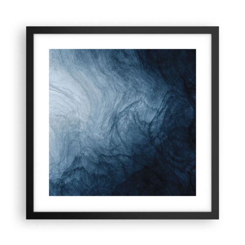 Poster in einem schwarzem Rahmen - Greifen Sie tief - 40x40 cm