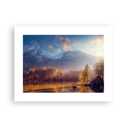 Poster - In den Bergen und Tälern - 40x30 cm