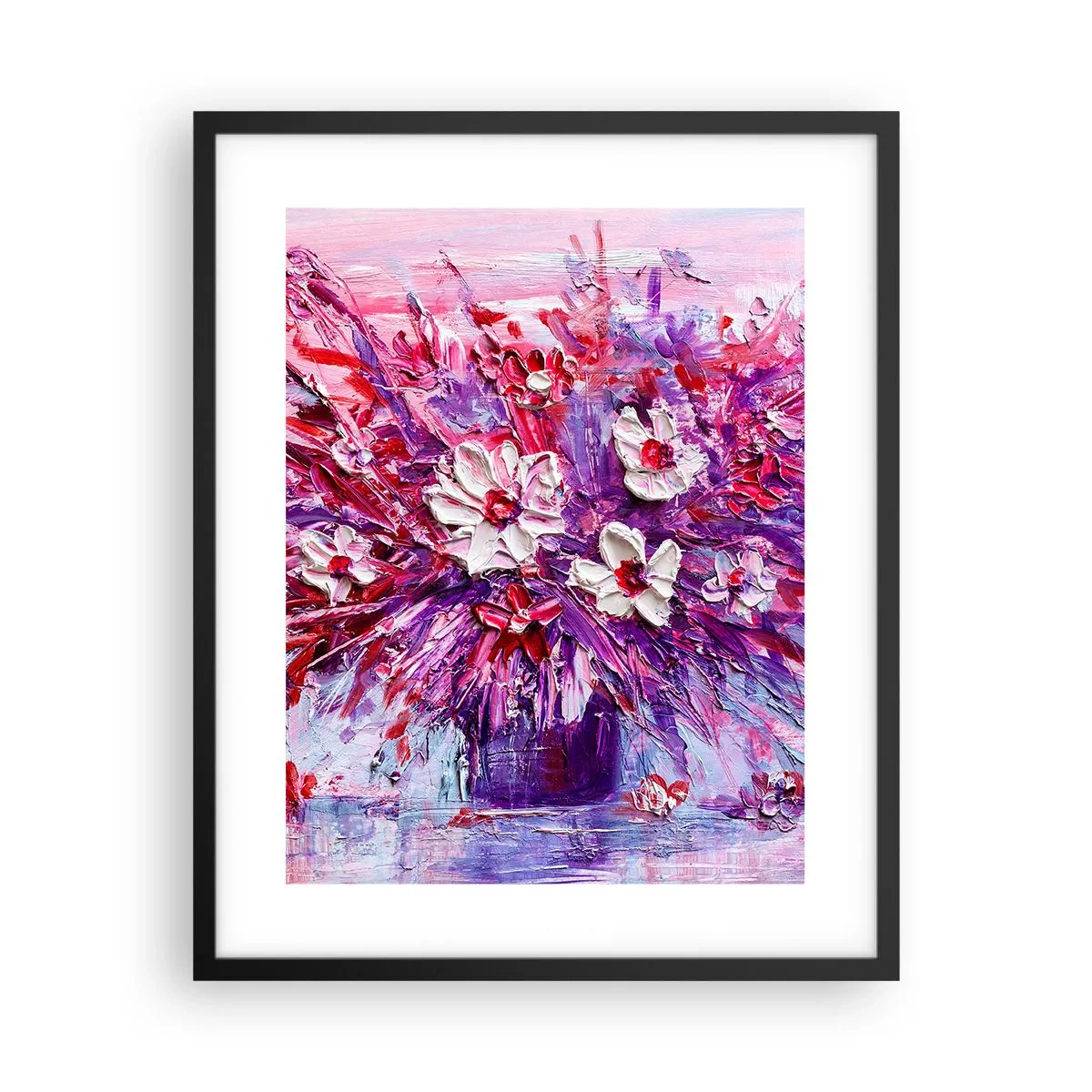 Poster in einem schwarzem Rahmen - Unschuld und Leidenschaft - 40x50 cm