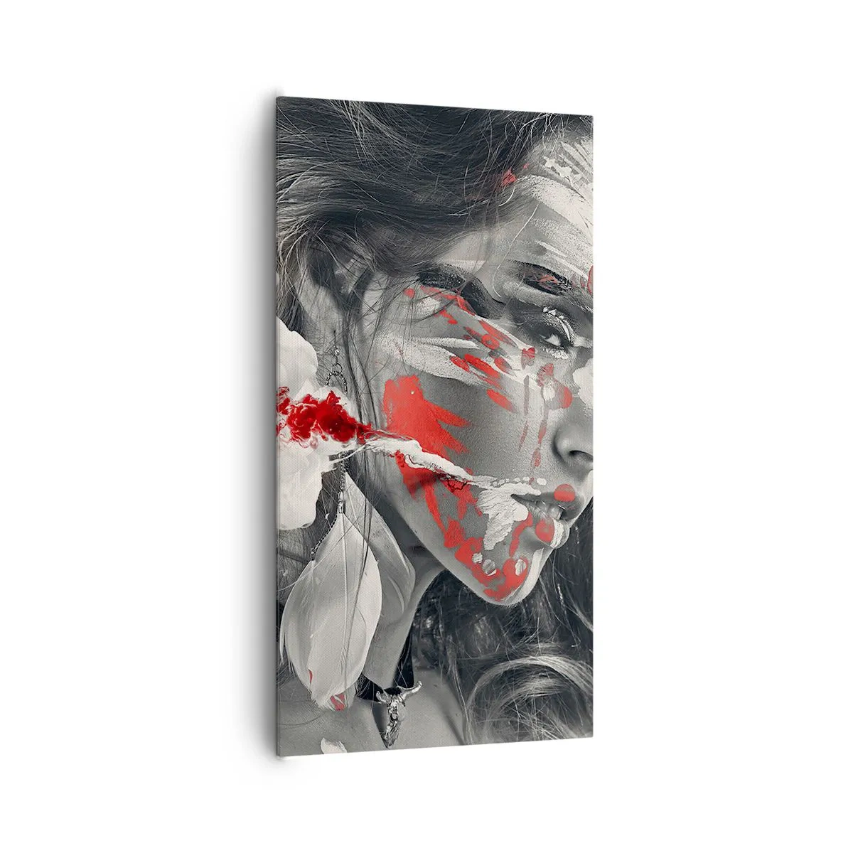 Bild auf Leinwand - Leinwandbild - Im Dunst der Absurdität - 65x120 cm