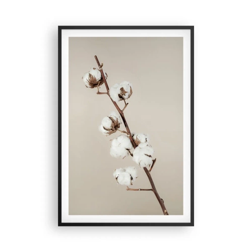 Poster in einem schwarzem Rahmen - An der Quelle der Weichheit - 61x91 cm