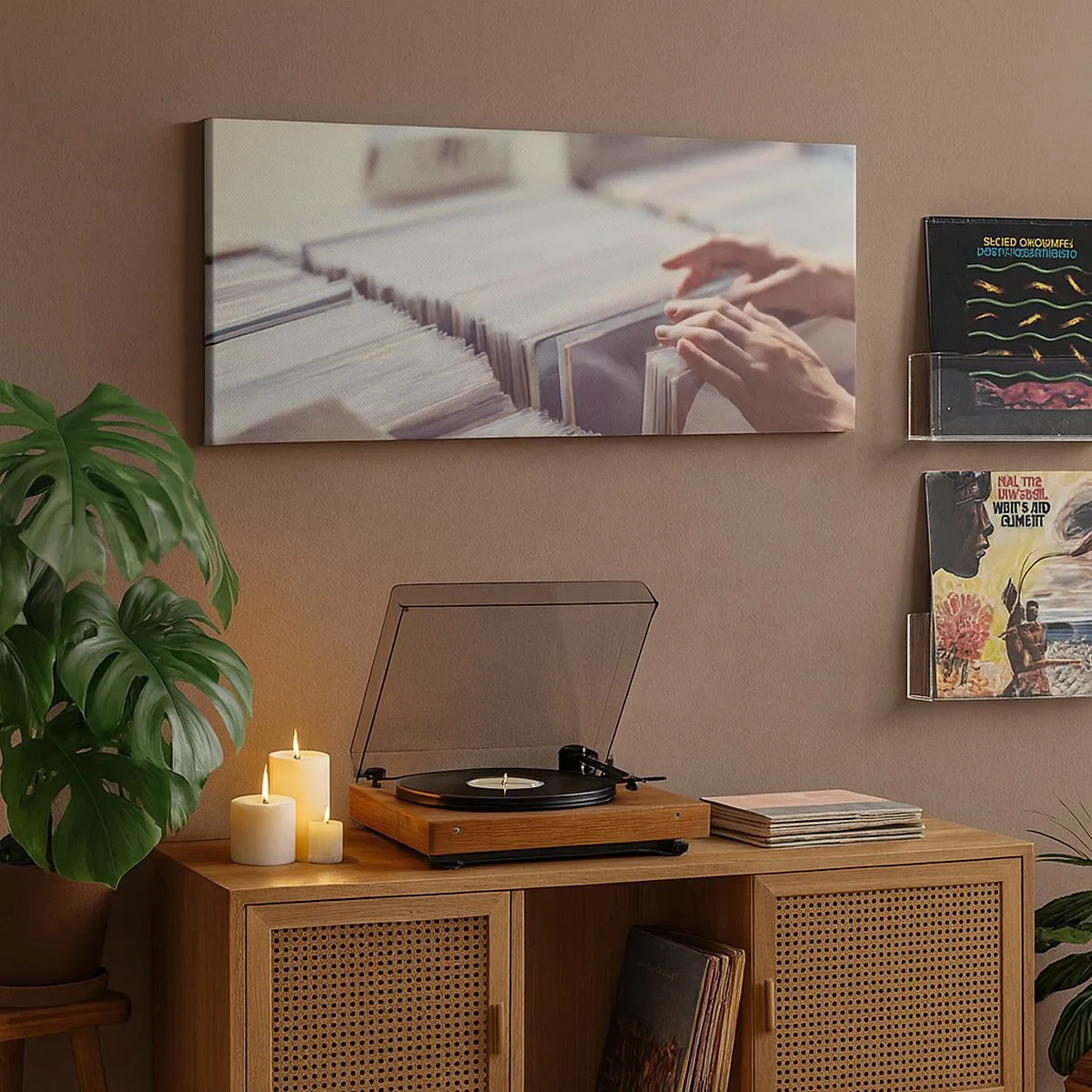 Bild auf Leinwand - Leinwandbild - Auf der Suche nach Emotionen - 100x40 cm