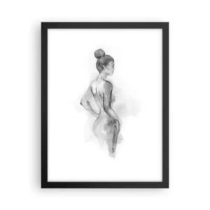 Poster in einem schwarzem Rahmen - Schön wie ein Gemälde - 30x40 cm
