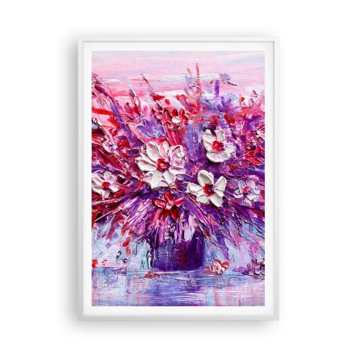 Poster in einem weißen Rahmen - Unschuld und Leidenschaft - 70x100 cm