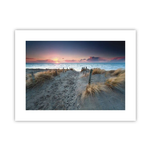 Poster - Du hast einen Regenbogen aus strahlendem Licht verschüttet ... - 40x30 cm