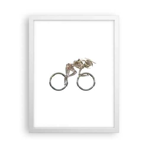 Poster in einem weißen Rahmen - Eine tolle Maschine - 30x40 cm