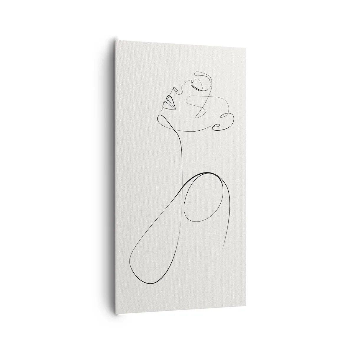 Bild auf Leinwand - Leinwandbild - Versunken in Träumen - 65x120 cm