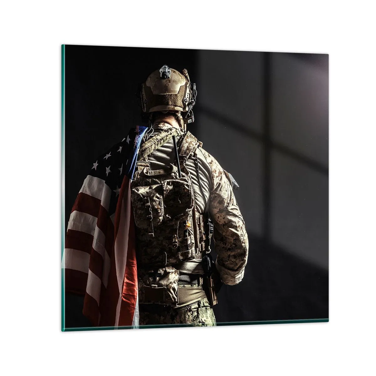 Glasbild - Bild auf glas - Darum - 60x60 cm