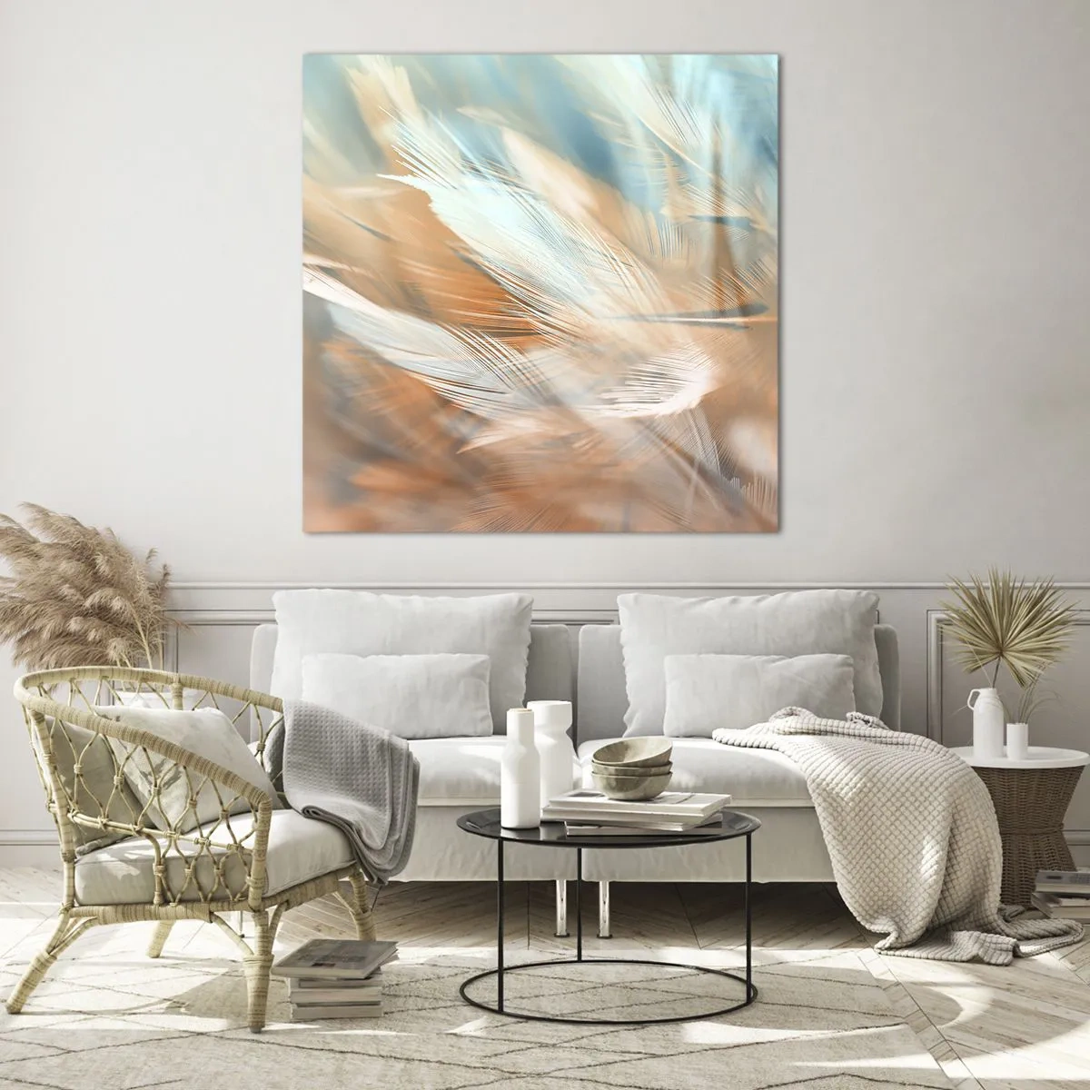 Glasbild - Bild auf glas - Im Land der Sanftmut - 70x70 cm