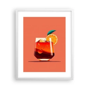 Poster in einem weißen Rahmen - Sommerliche Erfrischung - 40x50 cm