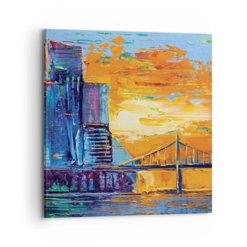 Bild auf Leinwand - Leinwandbild - Kultur und Natur - 70x70 cm