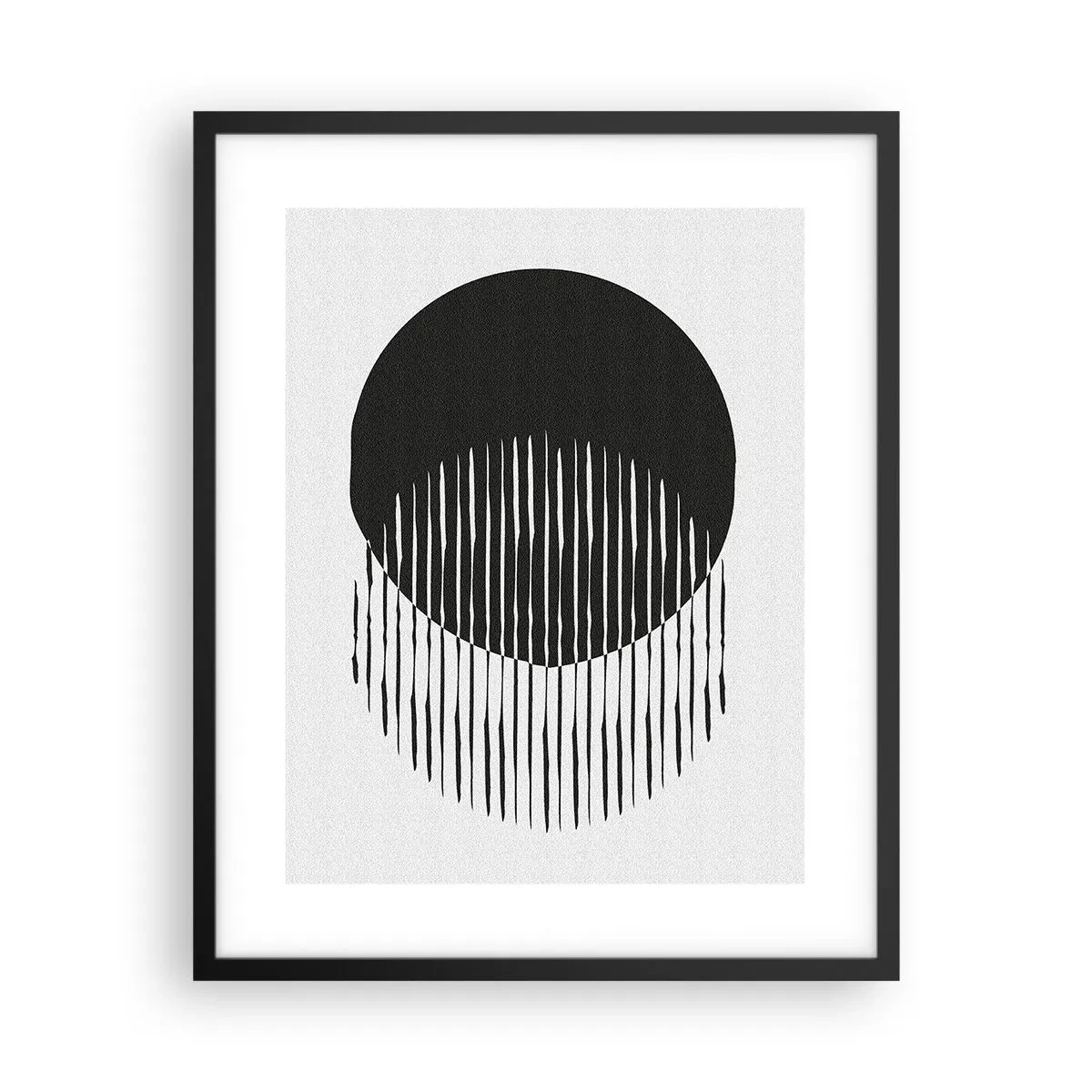 Poster in einem schwarzem Rahmen - Sein Alter Ego - 40x50 cm