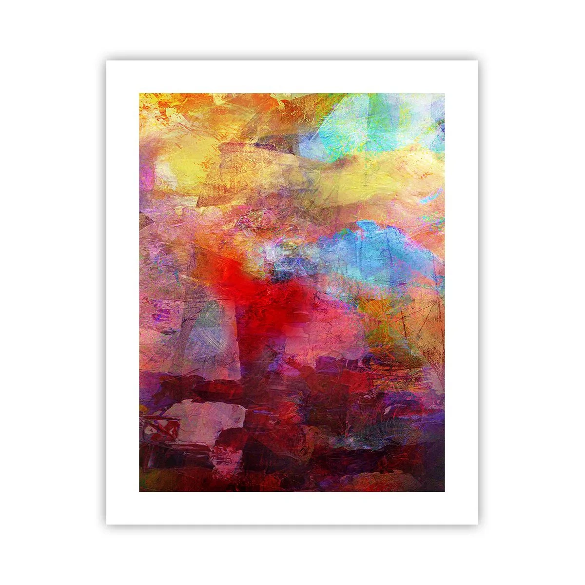 Poster - Schau in den Regenbogen - 40x50 cm