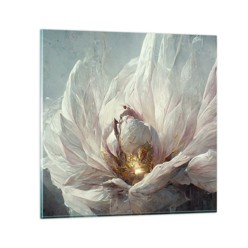 Glasbild - Bild auf glas - Sie blüht alle hundert Jahre einmal - 30x30 cm