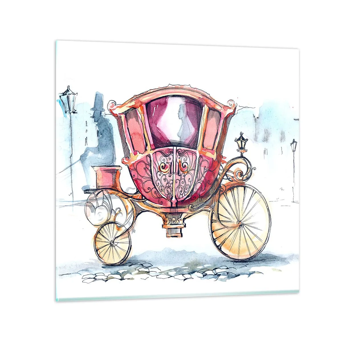 Glasbild - Bild auf glas - Zur Hochzeit oder zum Abschlussball? - 50x50 cm