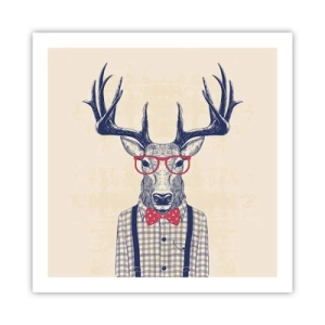 Poster - Eine lustige Extravaganz - 60x60 cm