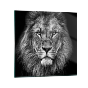 Glasbild - Bild auf glas - Im Krönungsgewand - 60x60 cm