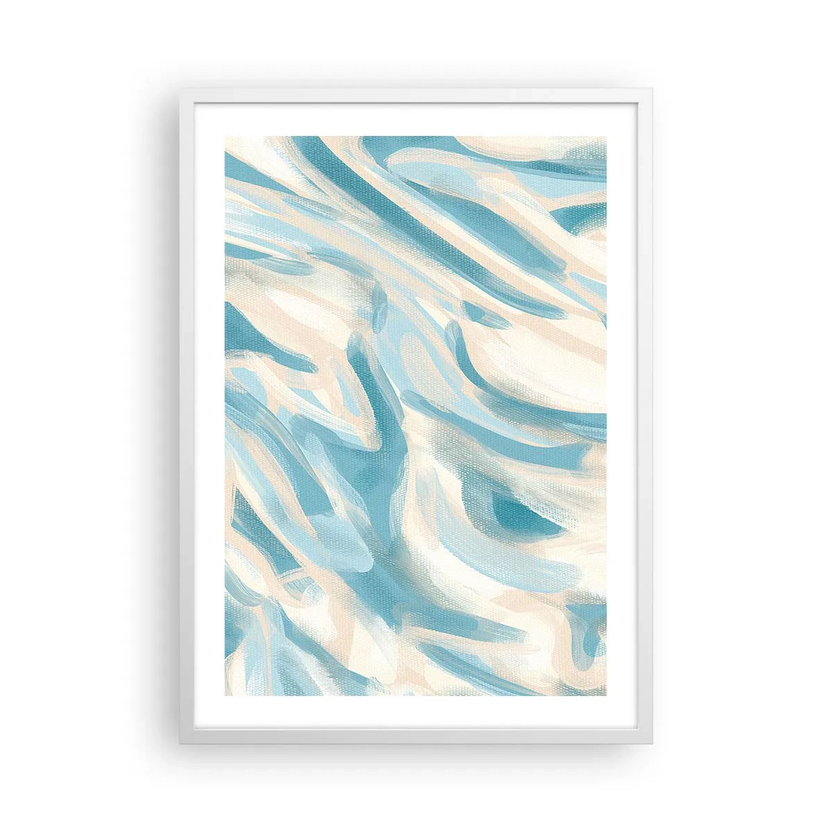 Poster in einem weißen Rahmen - Frühlingsbrisen - 50x70 cm